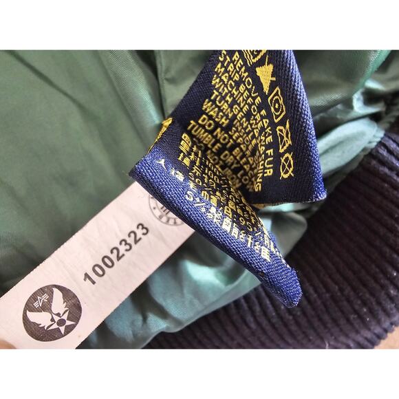 ALPHA INDUSTRIES Combat N-2B Short Waist Down Parka Black/Forest Green size 3XL - Picture 16 of 16